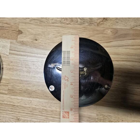 Harley Davidson Shovelhead Outer Primary Bar and Shield Medallion Derby Cover - Picture 3 of 3